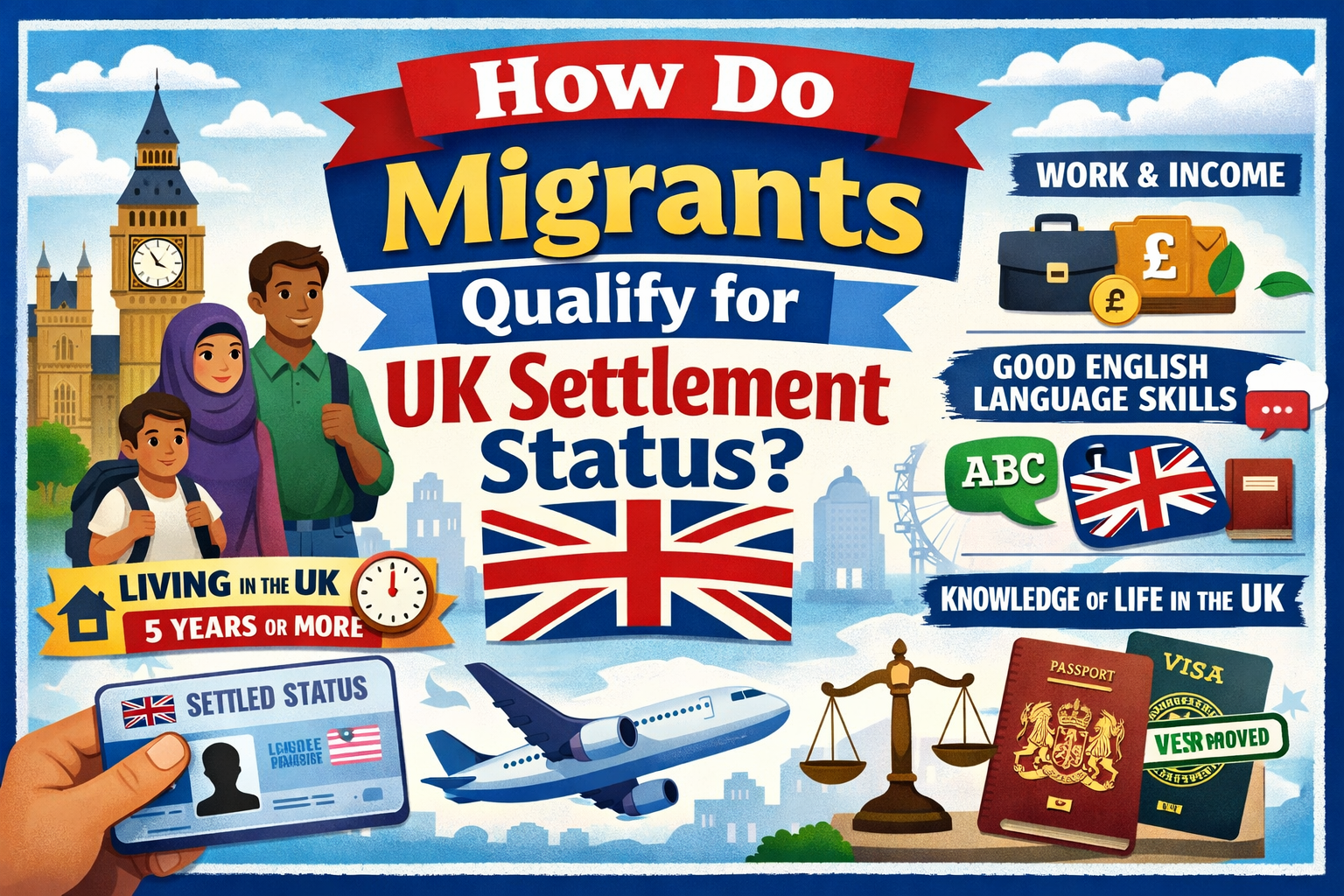 How Do Migrants Qualify for UK Settlement Status