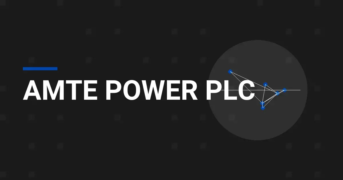 AMTE Power plc: Innovating Energy Solutions in the Automotive Industry