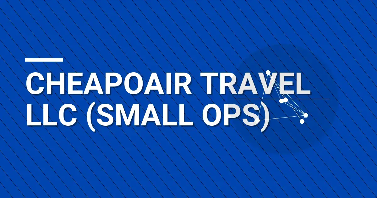 CheapOair Travel LLC (Small Ops): A Comprehensive Overview